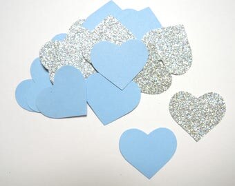 200 confetti heart - two-tone