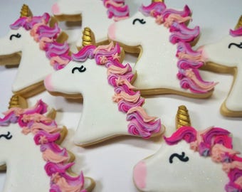 Unicorn cookies, unicorn horn, unicorn birthday,unicorn party favor , birthday party favor,girl birthday, unicorn