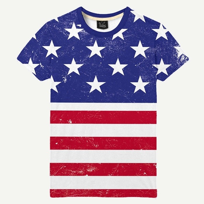 US Flag Tshirt American Flag Tshirt Flag Of USA Tshirt