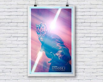 DARTH MAUL A3 fine art print ideal for framing
