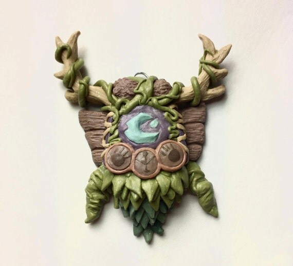 Items similar to World of Warcraft Druid Class Crest Inspired Polymer