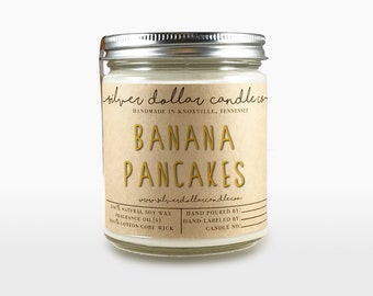 Banana Pancake Candle - Scented candles - soy candle - candle - boyfriend gift - gift for her - mom Birthday, gift for mom, mens candle