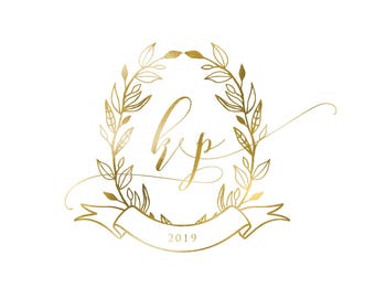 Wedding Monogram Wedding Logo DIY wedding wedding initials