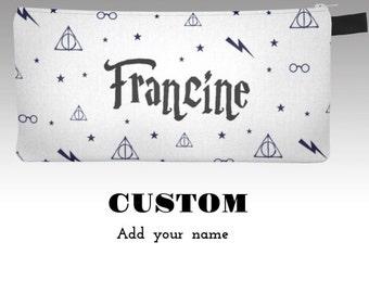 Harry Potter pencil case - Harry Potter makeup bag - woman's pencil case - kids pencil case - gift for teacher, stocking stuffer pencil case