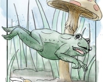 Little Leaping Toad Card