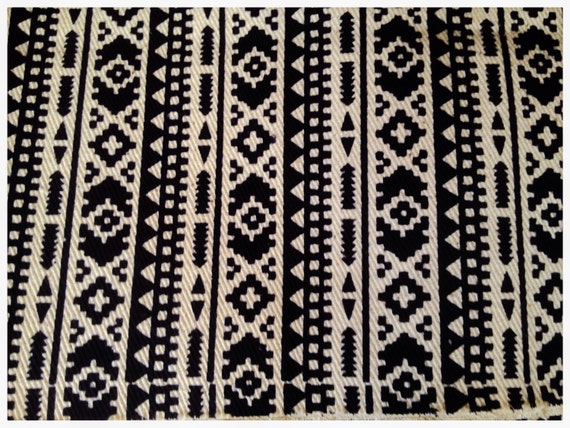 Aztec Fabric Native Fabric Tribal Fabric by CreatyAndCraftsy