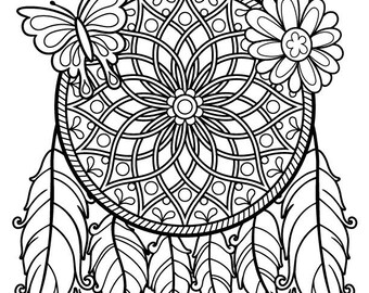 Iron-On Transfer - Thaneeya Dream Catcher