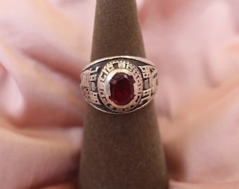 Items similar to High School Class Ring - 1936 vintage Womens Sterling ...