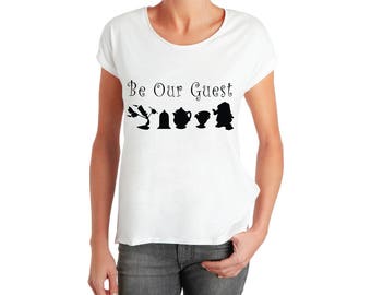 Be Our Guest, Beauty, and, The Beast, SVG, Cricut Files, Silhouette Files, Cameo, Vector, T-shirt,Iron On
