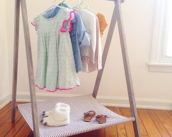 Child's Clothing Rack, Clothing Display, Dress Up Rack, Toddler Dress Up, Capsule Wardrobe, Modern Clothing Rack