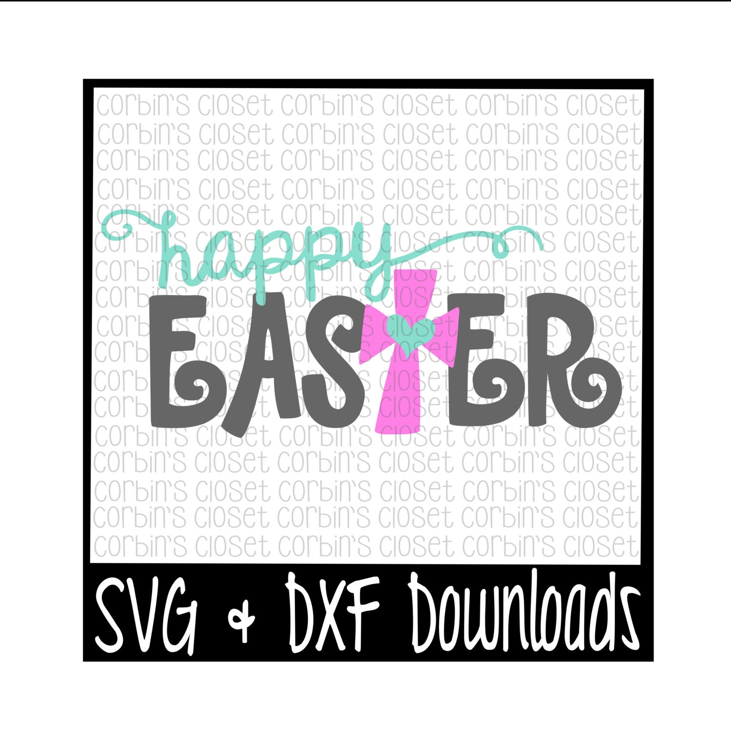 Download Easter SVG * Happy Easter * Easter * Cross Cut File - SVG ...