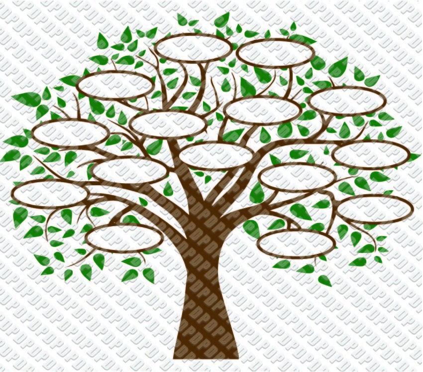 Download Family Tree 15 SVG DXF Digital cut file for cricut or