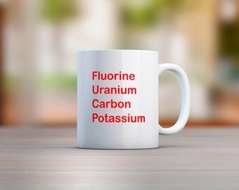 What happens when you mix fluorine, uranium, carbon and potassium?
