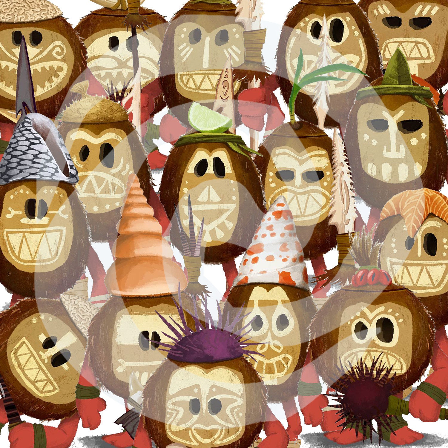 KAKAMORA MOANA COCONUT Moana clipart Kakamora Clipart