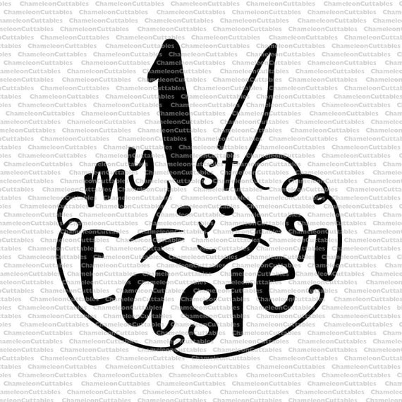my first Easter, SVG, eps, png, jpeg, dxf, vector, cut ...