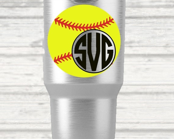 Download Softball SVG, Softball, bow, decal cut file, Softball ...