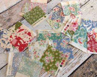Tilda NEW Circus fabric range samples x 20 approx 5cm squares