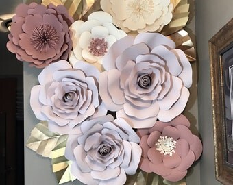 Large Paper Flower Backdrop/Nursery Decor ******Customize your Order********