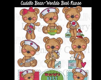 Nurse clip art | Etsy