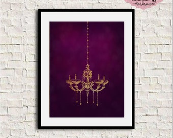 Purple Wall Decor chandelier wall art | etsy Purple Wall Decor chandelier wall art | etsy