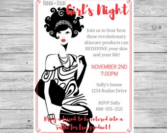 Rodan + Fields Invitation - Business Launch invite - Rodan and Fields event - skinvitation - Younique - Arbonne - Doterra - Lularoe