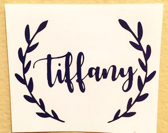 First Name Decal | Arrows | Yeti Cup Decal | Name Sticker | Name Yeti Decal | First Name Tribal Sticker | Car Decal | Personalized Decal |