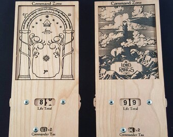 Command Zone - The Ultimate all-in-one tool for any Magic the Gathering Commander Player - Available in 24 hardwood Species!