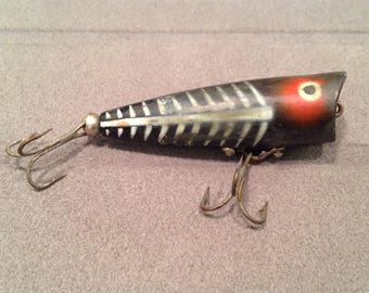 Vintage Heddon Tiny Chugger Fishing Lure