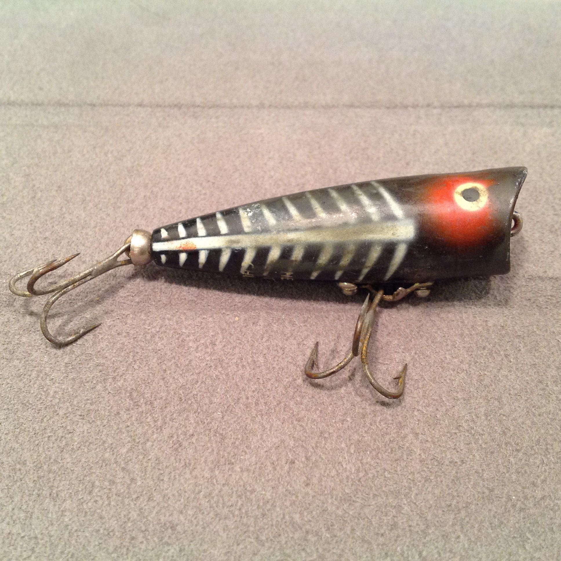 Vintage Heddon Tiny Chugger Fishing Lure