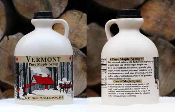 1 Gallon Organic Pure Vermont Maple Syrup Free Shipping 4350