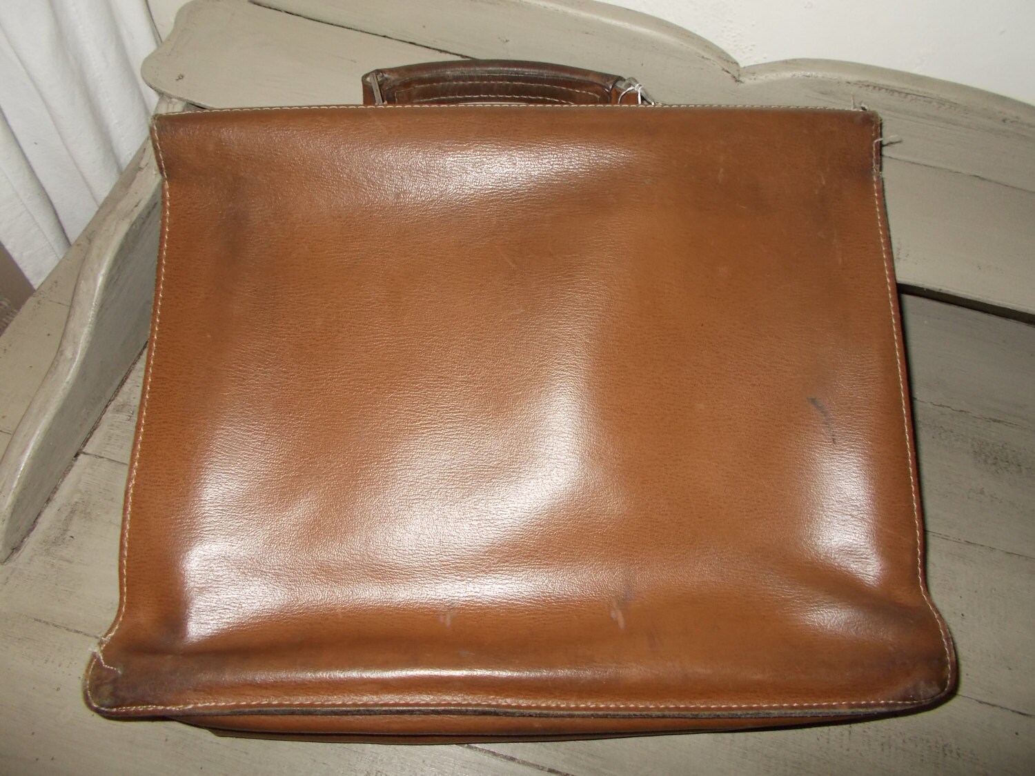 french leather briefcase