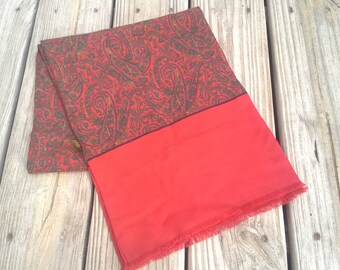 Vintage scarf Made in Italy 100% Wool