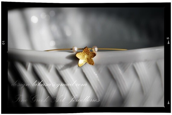 Star Necklace Sterling Silver Gold Plated Pearls Jewellery Lakasa e-shop gifts for her birthday girlfriend anniversary Christmas bestideas