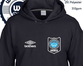 Oasis live at Maine Road Tribute Mens Hoodie 1996 Ringer New Design Navy Black White Sizes S-XXL Free 1st Class UK Postage