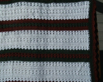 84"X64" Full/Queen - handmade afghan blanket