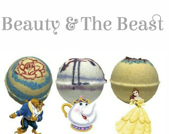 Beauty And The Beast Inspired Bath Bomb