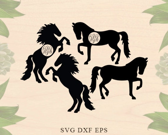 Download Horse monogram svg Horses svg horses Eps horses Dxf Horse ...