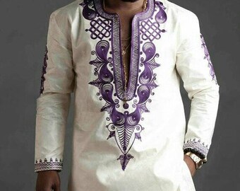 African Men's Clothing dashikiwedding suite dashiki