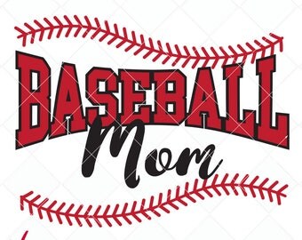 Baseball mom iron on | Etsy