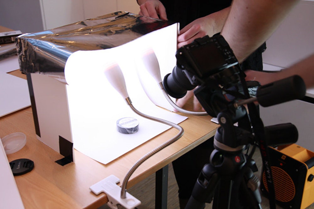 diy camera light box