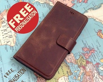 iPhone 6 plus Case Personalized Gift iPhone 6 plus Leather iPhone 6 plus Wallet Case Leather Boyfriend Gift 3rd Anniversary Gift For Men