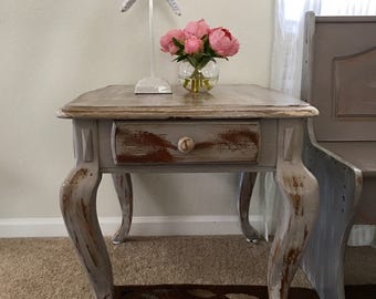 Distressed Nightstand