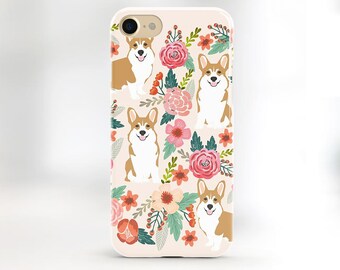 Corgi iPhone 7 case corgi iPhone 6 plus case welsh corgi phone case corgi iphone 5s floral corgi iphone 6s plus floral corgi butt phone case