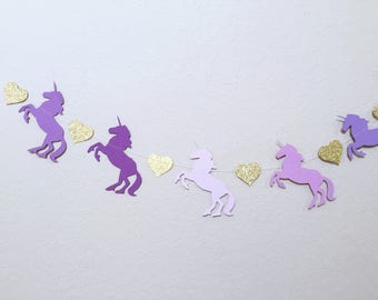 Unicorn garland | Etsy