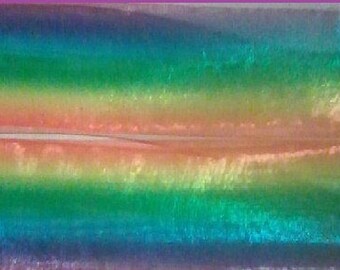 2 x Metre, RAINBOW, 1.5 inch, 38mm, Organza. Ribbon