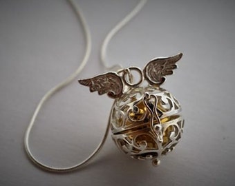 Winged Angel Caller Necklace