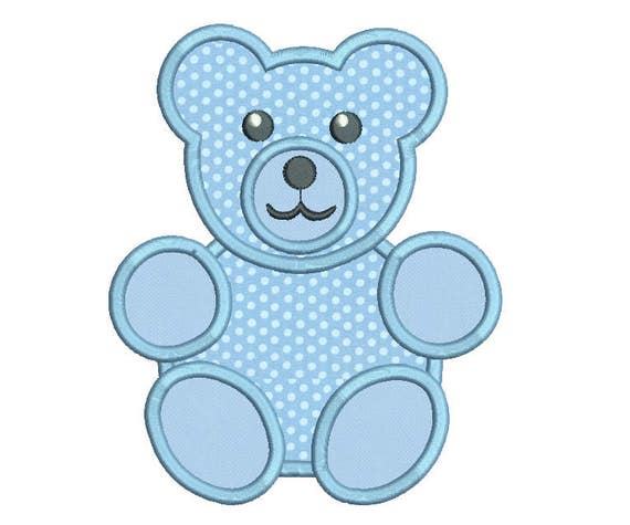 teddy bear embroidery design