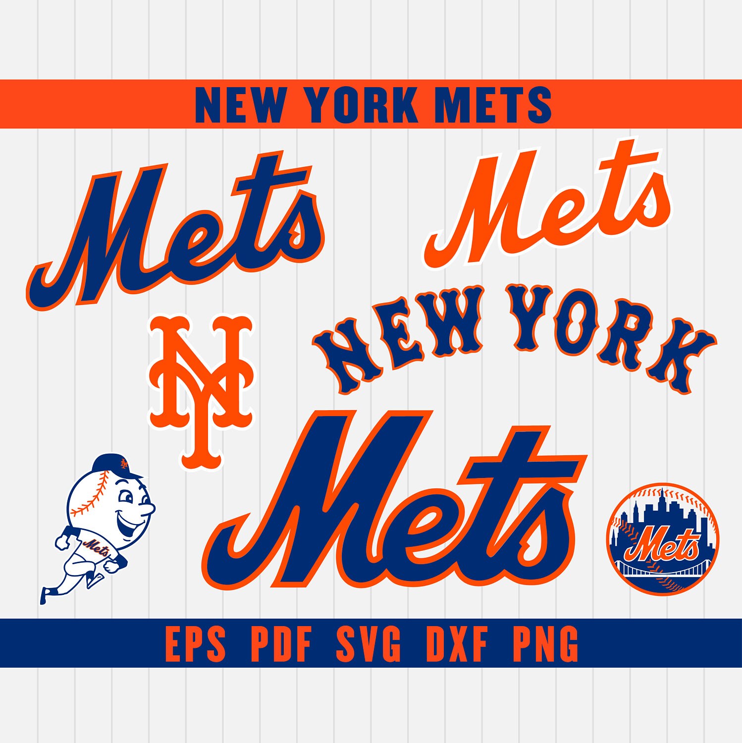 Download New York Mets Cut Files SVG Files Baseball Clipart Cricut