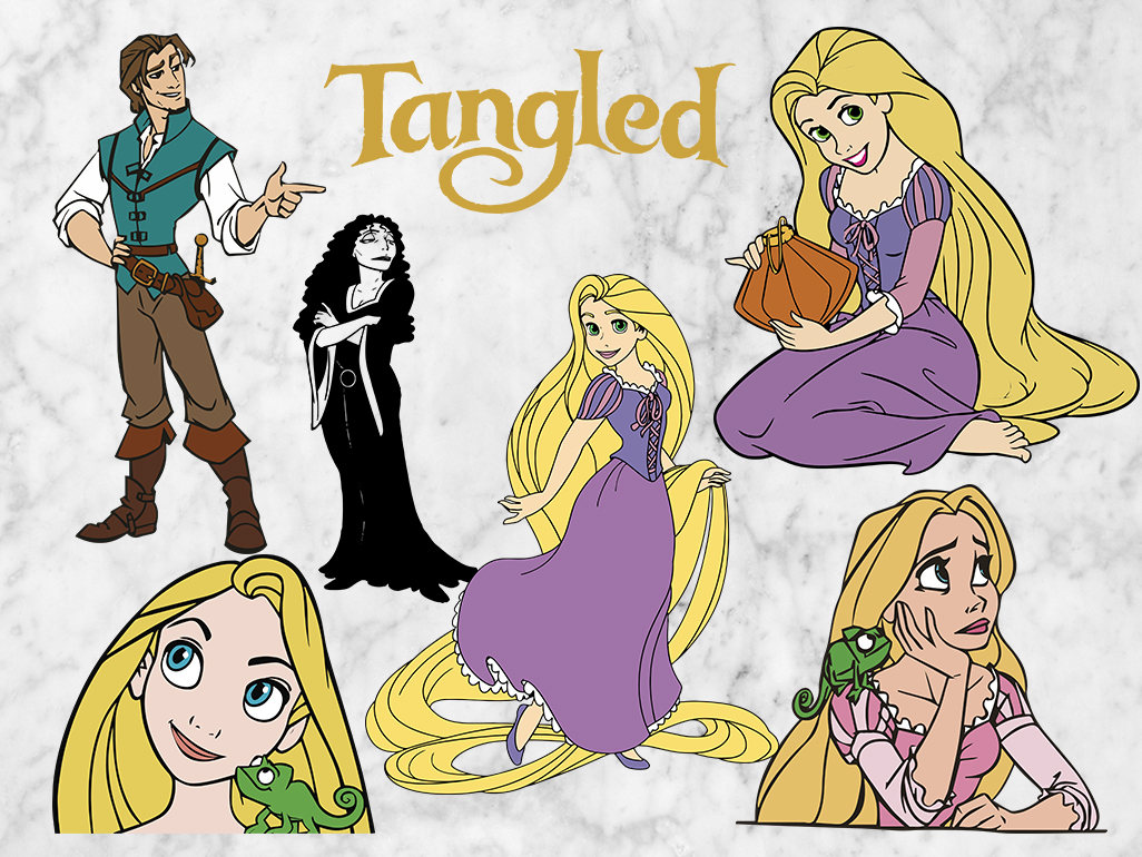 Download Tangled Rapunzel SVG Clipart Disney Princess SVG Rapunzel