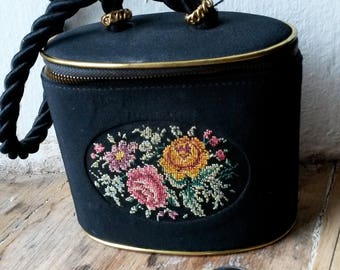 Vintage petit point evening bag